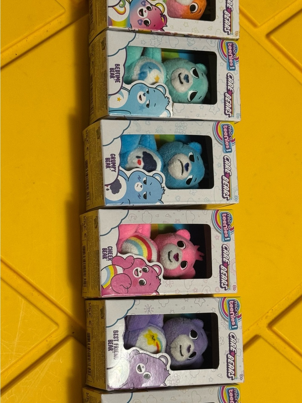 Care Bears Mini Plush Pack - Blue, Pink, Purple